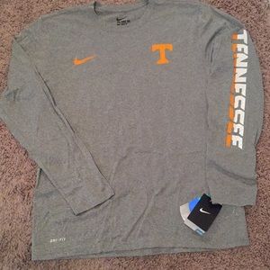 Men's Nike dri fit Tennessee long sleeved t shirt